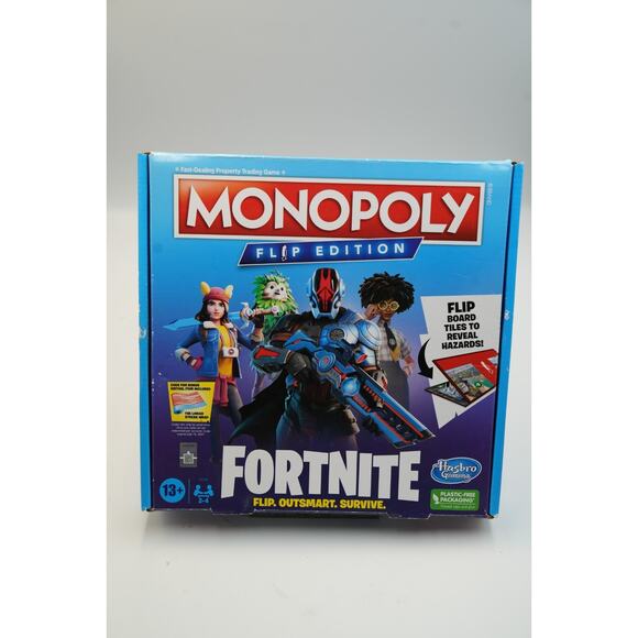 Monopoly Flip Edition Fortnite Board Game - Picture 1 of 2